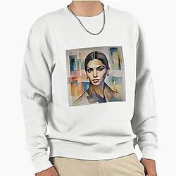 Colorful Sketch with Deepika Padukone Sweatshirt