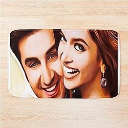Ranbir Kapoor and Deepika Padukone bath mat