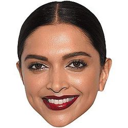 Deepika Padukone Celebrity Mask Flat Card Face Fancy Dress Mask