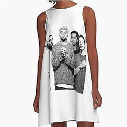 Art Deftones A Line Dress