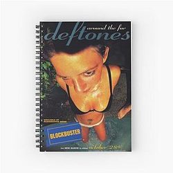 Deftones Metal Promo Poster Spiral Notebook