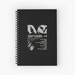 Deftones Unisex Metal Band Merch Spiral Notebook