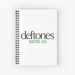 Deftones Spiral Notebook