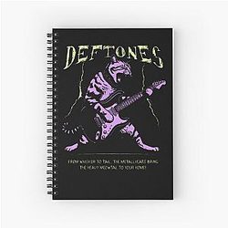 Deftones Spiral Notebook