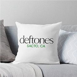 Deftones Throw Pillow