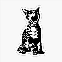 Deftones Cat Sticker