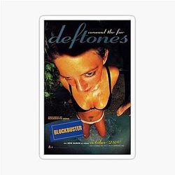 Deftones Nu Metal Promo Poster Sticker