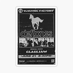 Deftones White Pony Promo Sticker
