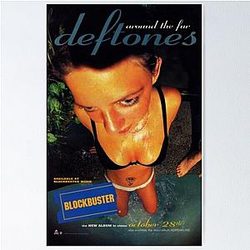Deftones Around the Fur Nu Metal Promo Poster