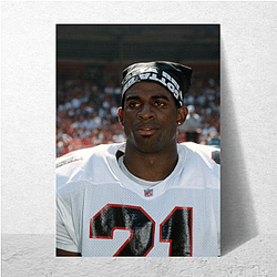 Deion Sanders also played professional baseball Deion Sanders Posters