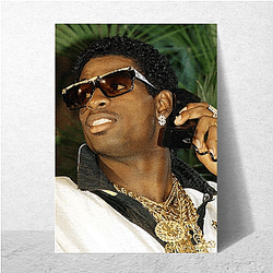 Deion Sanders is a former professional football player Deion Sanders Posters