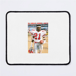 Deion Sanders is the only person to play in a Super Bowl and World Series Deion Sanders Mouse Pads
