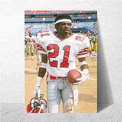 Deion Sanders is the only person to play in a Super Bowl and World Series Deion Sanders Posters