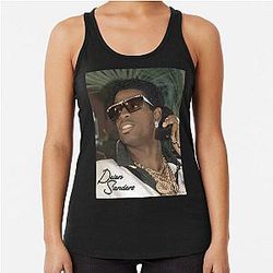 Vintage Deion Sanders Racerback Tank Top