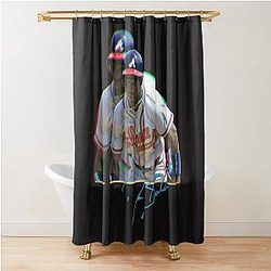 Deion Sanders Retro Shower Curtain