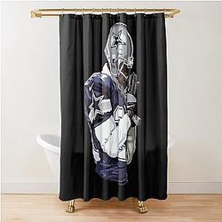 Deion Sanders vintage Shower Curtain
