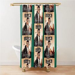 Deion Sanders Double Play Shower Curtain