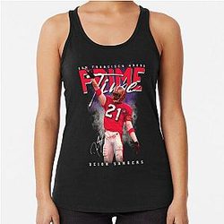 Vintage Deion Sanders San Francisco 49ers Aesthetic Racerback Tank Top