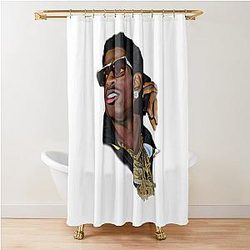 Deion Sanders Prime Time Shower Curtain