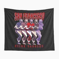 Deion Sanders San Francisco 49ers Tapestry
