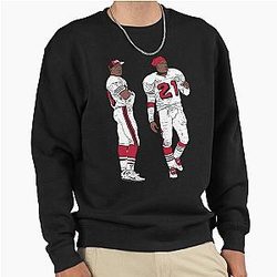 Deion Sanders and Jerry Rice Vintage Pullover Sweatshirt