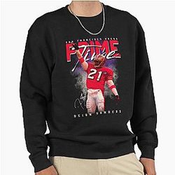 Vintage Deion Sanders San Francisco 49ers Aesthetic Pullover Sweatshirt