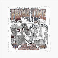 Deion Sanders Super Bowl Champion Sticker