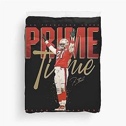 Deion Sanders San Francisco Duvet Cover