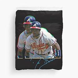 Deion Sanders 90s Retro Duvet Cover