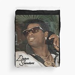 Vintage Deion Sanders Duvet Cover