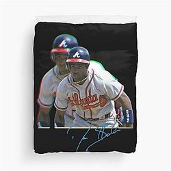 Deion Sanders 90s Retro Duvet Cover