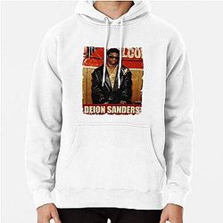 Deion Sanders Retro Style Pullover Hoodie