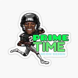 Prime Time Deion Sanders Sticker.