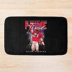 Vintage Deion Sanders San Francisco 49ers Aesthetic 64 Bath Mat