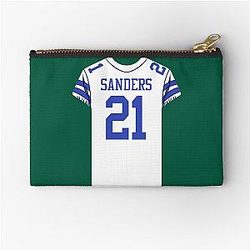 Deion Sanders Jersey Zipper Pouch