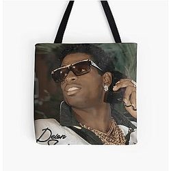 Vintage Deion Sanders All Over Print Tote Bag