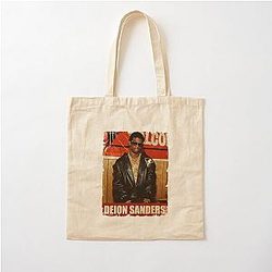 Deion Sanders Retro Style Cotton Tote Bag