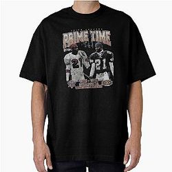Deion Sanders Super Bowl Champion Oversized T-Shirt