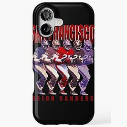 Deion Sanders San Francisco 49ers iPhone Tough Case