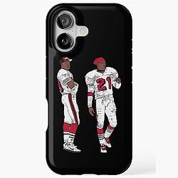 Deion Sanders and Jerry Rice iPhone Tough Case