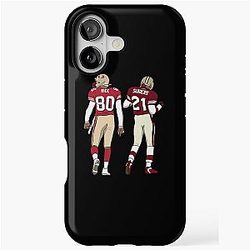 Deion Sanders Jerry Rice iPhone Tough Case