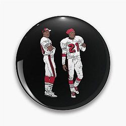 Deion Sanders Comic Vintage Pin