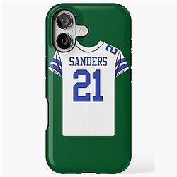 Deion Sanders 21 Jersey iPhone Case
