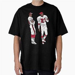 Deion Sanders and Jerry Rice Vintage Oversized T-Shirt
