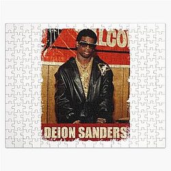 Deion Sanders - Retro Style Jigsaw Puzzle