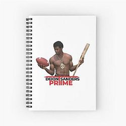 Deion Sanders Spiral Notebook