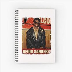Deion Sanders Retro Spiral Notebook