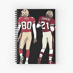 Deion Sanders Jerry Rice Notebook