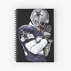 Deion Sanders vintage Spiral Notebook