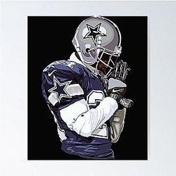 Deion Sanders Vintage Poster